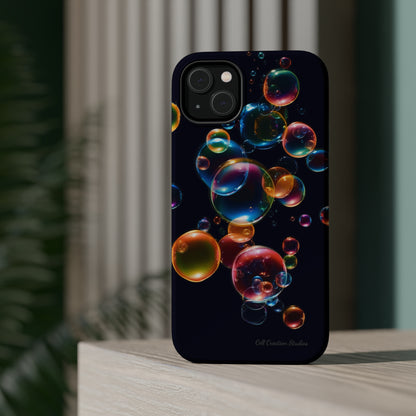 Elevate Your Phone's Aesthetic with our "BubbleBurst" Cell Phone Case -MagSafe Tough Cases