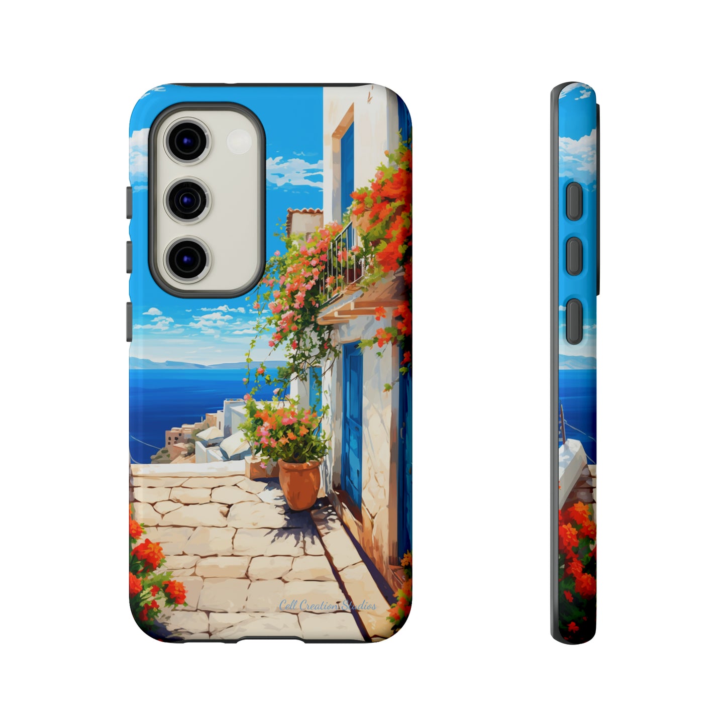 "Mediterranean Bliss Horizon" -Tough Samsung Phone Cases