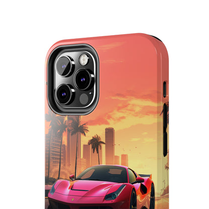 "Sunset Boulevard Ferrari Edition" -Tough iPhone Cases