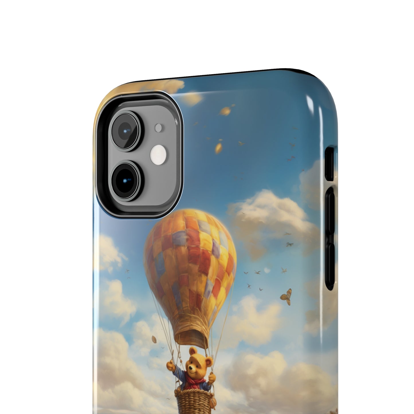 Introducing the "Winnie-The-Pooh's Balloon Adventure" Cell Phone Case – Soar to New Heights in Style -Tough Phone Cases