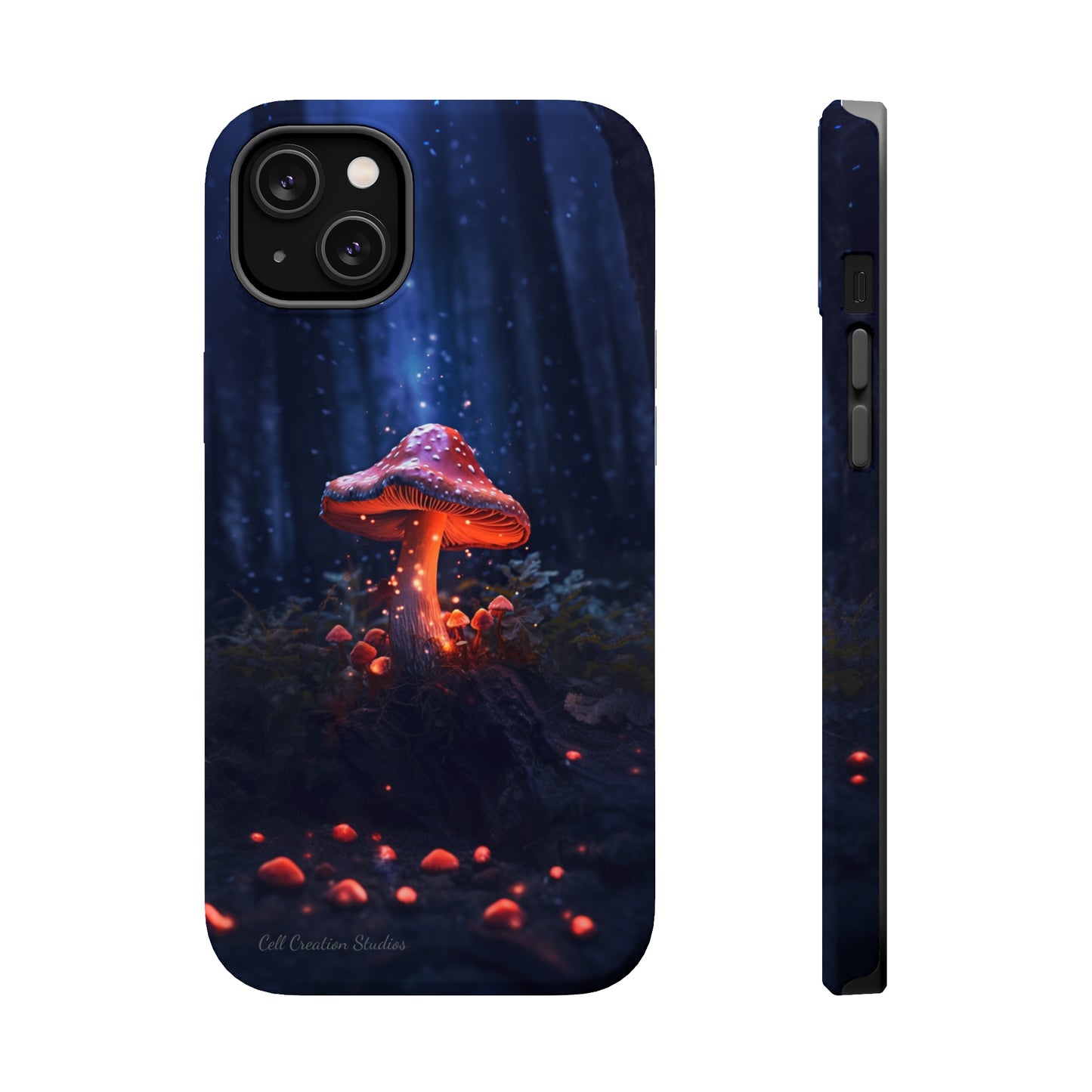 Introducing the "Enchanted Magic Mushroom" Cell Phone Case – Unveil the Mystical Realm -MagSafe Tough Cases