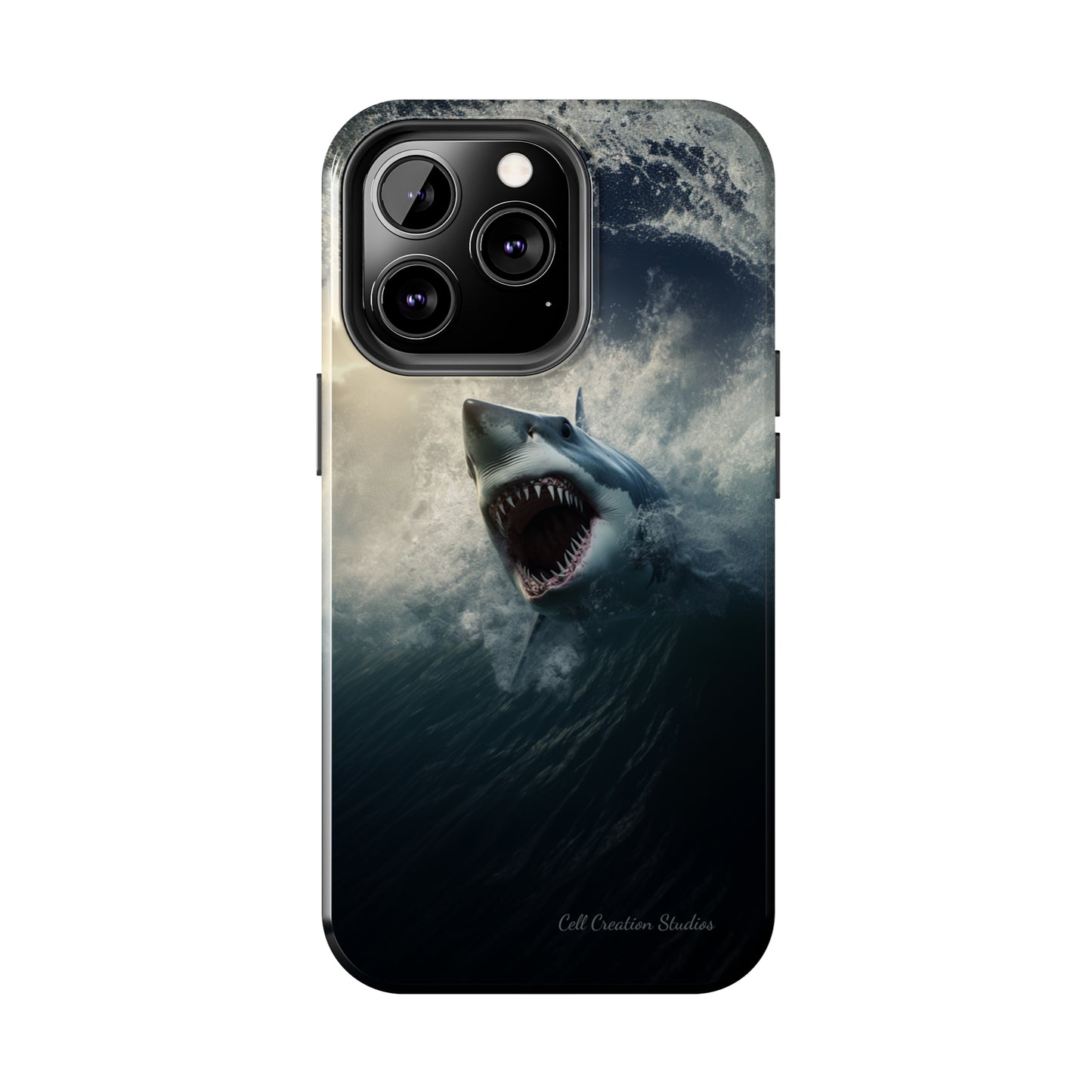 The "Ocean King Great White Shark" Phone Case -Tough Phone Cases