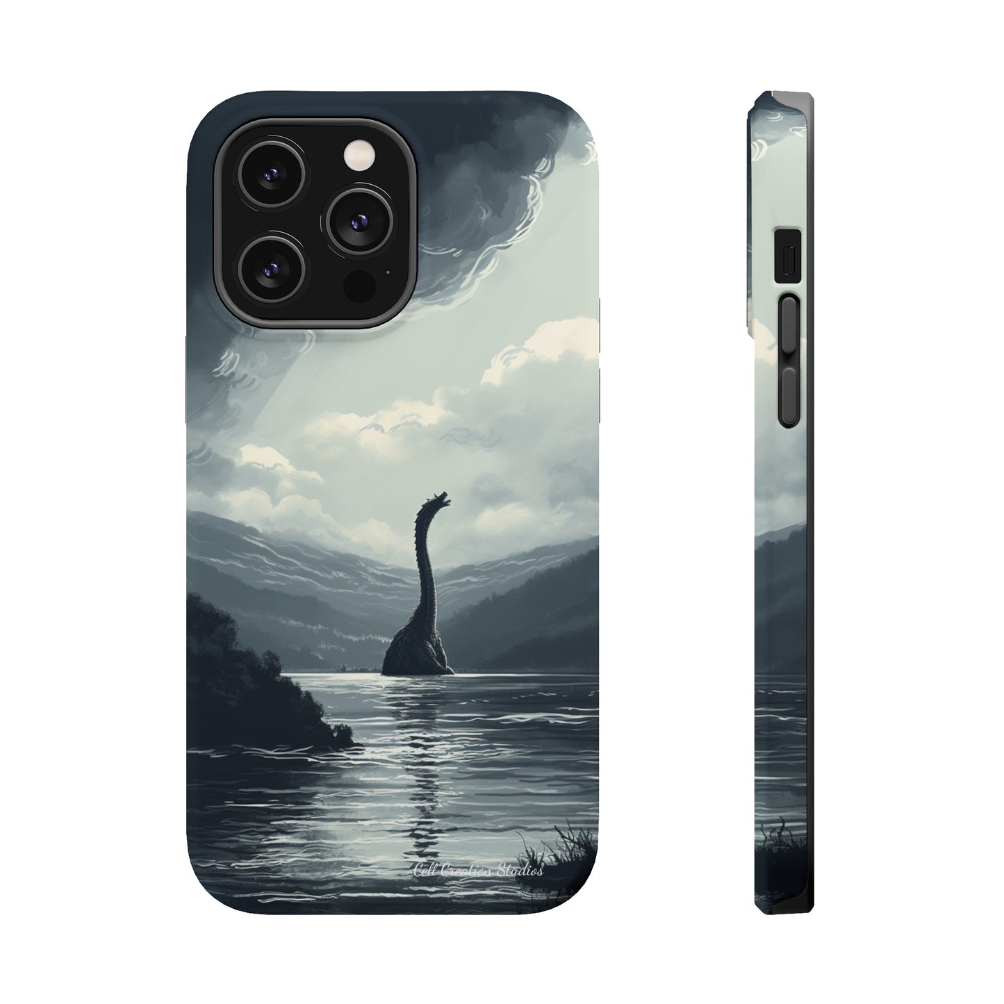 Introducing the "Mystical Loch Ness" Cell Phone Case – Capture the Legend -MagSafe Tough Cases