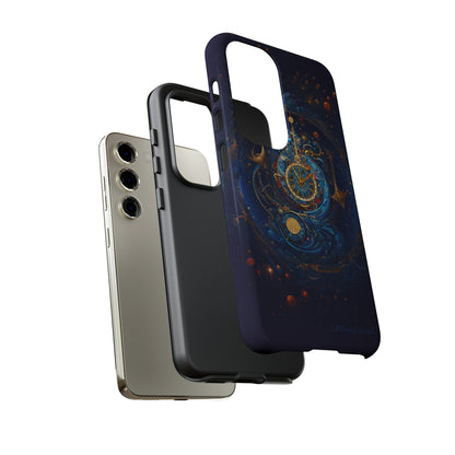 "Cosmic Clock Elegance" -Tough Samsung Phone Cases