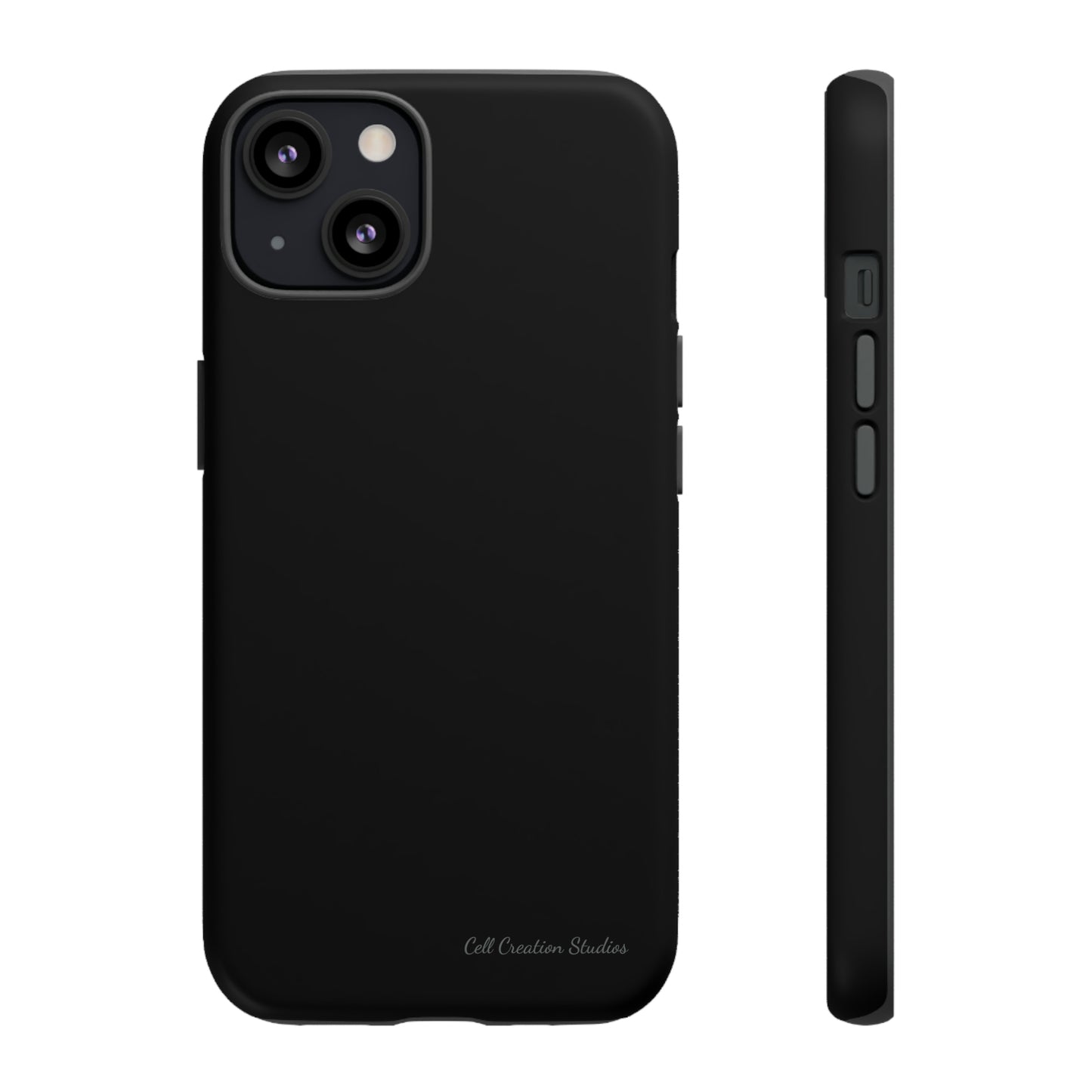 "Stealth Black Defender" -Tough iPhone Cases