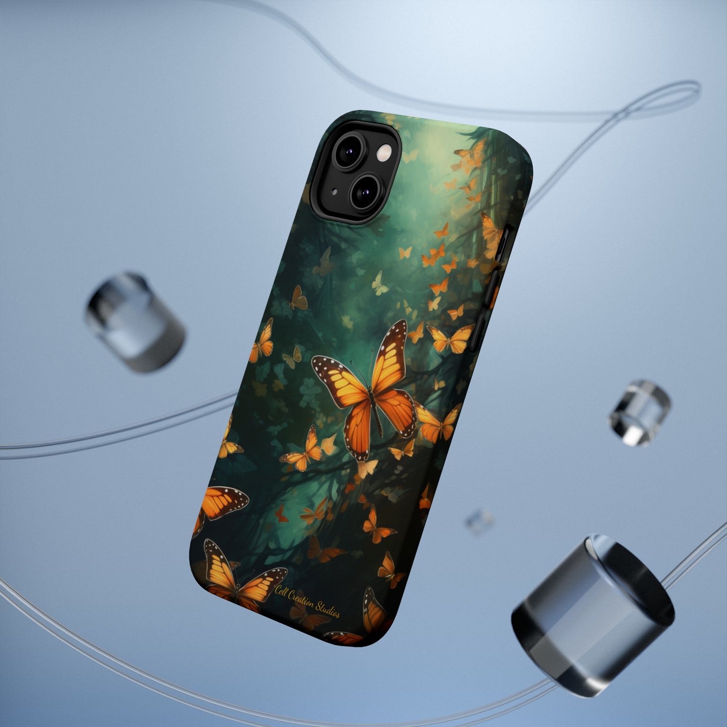 Introducing the "Butterfly Symphony" Cell Phone Case – Embrace the Dance of Nature! -MagSafe Tough Cases