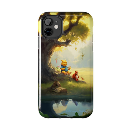 Introducing the "Winnie-The-Pooh Storytime" Cell Phone Case – A Nostalgic Journey with Friends -Tough Phone Cases