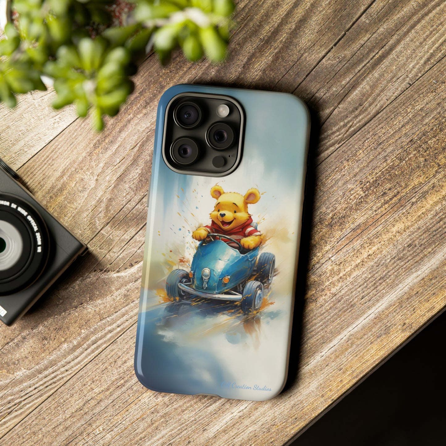 "Winnie-The-Pooh's Race Day" Phone Case -Tough Cases