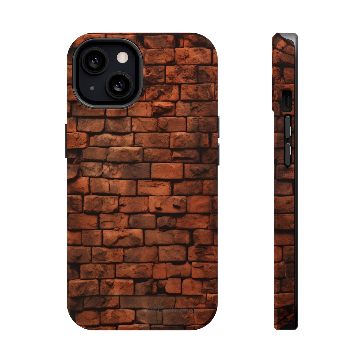 Introducing our "Urban Brick Wall" Cell Phone Case – the perfect blend of urban style and device protection -MagSafe Tough Cases