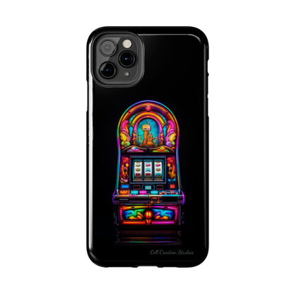 Introducing the "Vibrant Slot Frenzy" Cell Phone Case – Experience the Thrill of Colors and Luck -Tough Phone Cases