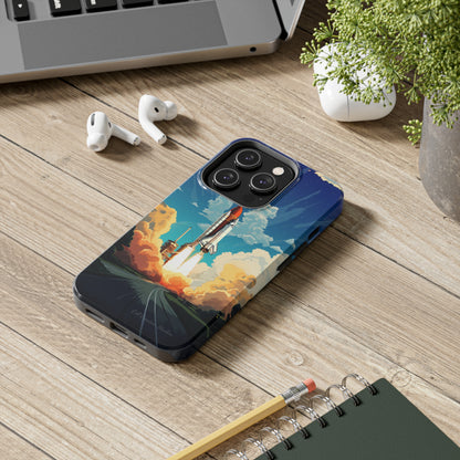 Introducing the "NASA Space Shuttle Launch" Cell Phone Case – Elevate Your Style to New Heights -Tough Phone Cases