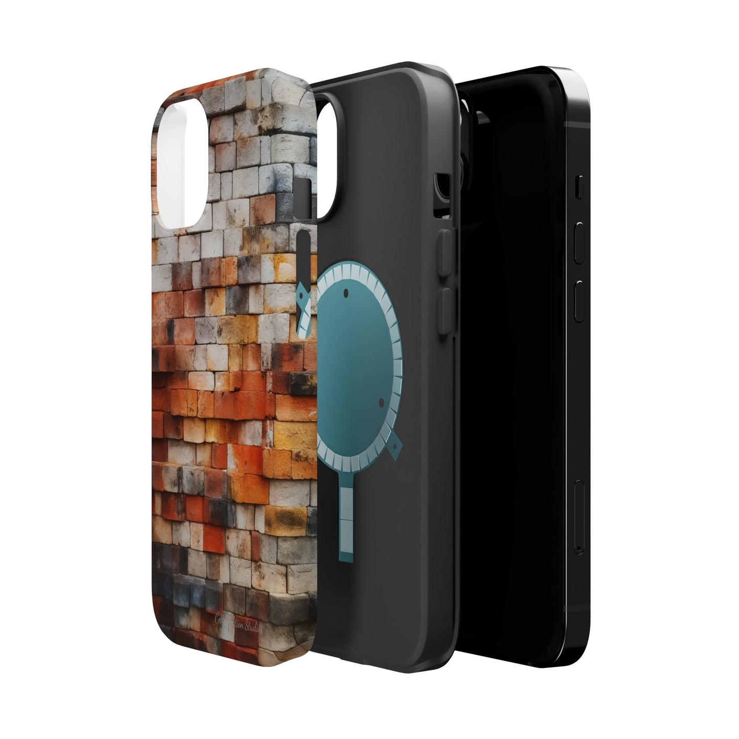 Introducing our "Urban Brickwork" Cell Phone Case – the perfect fusion of style and protection for your device -MagSafe Tough Cases