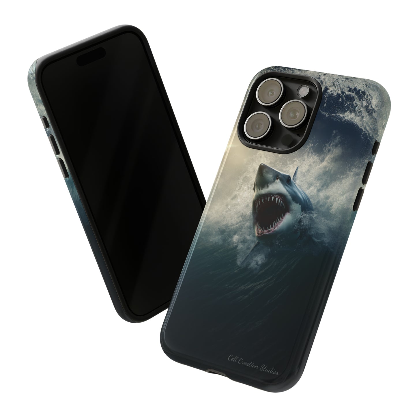 The "Ocean King Great White Shark" Phone Case -Tough Cases