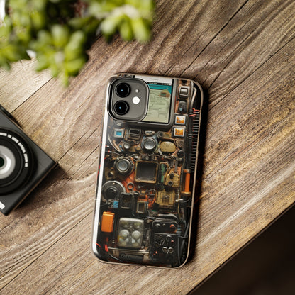 Introducing the "Tech Insight" Cell Phone Case – Explore Inner Workings with Transparent Design -Tough Phone Cases