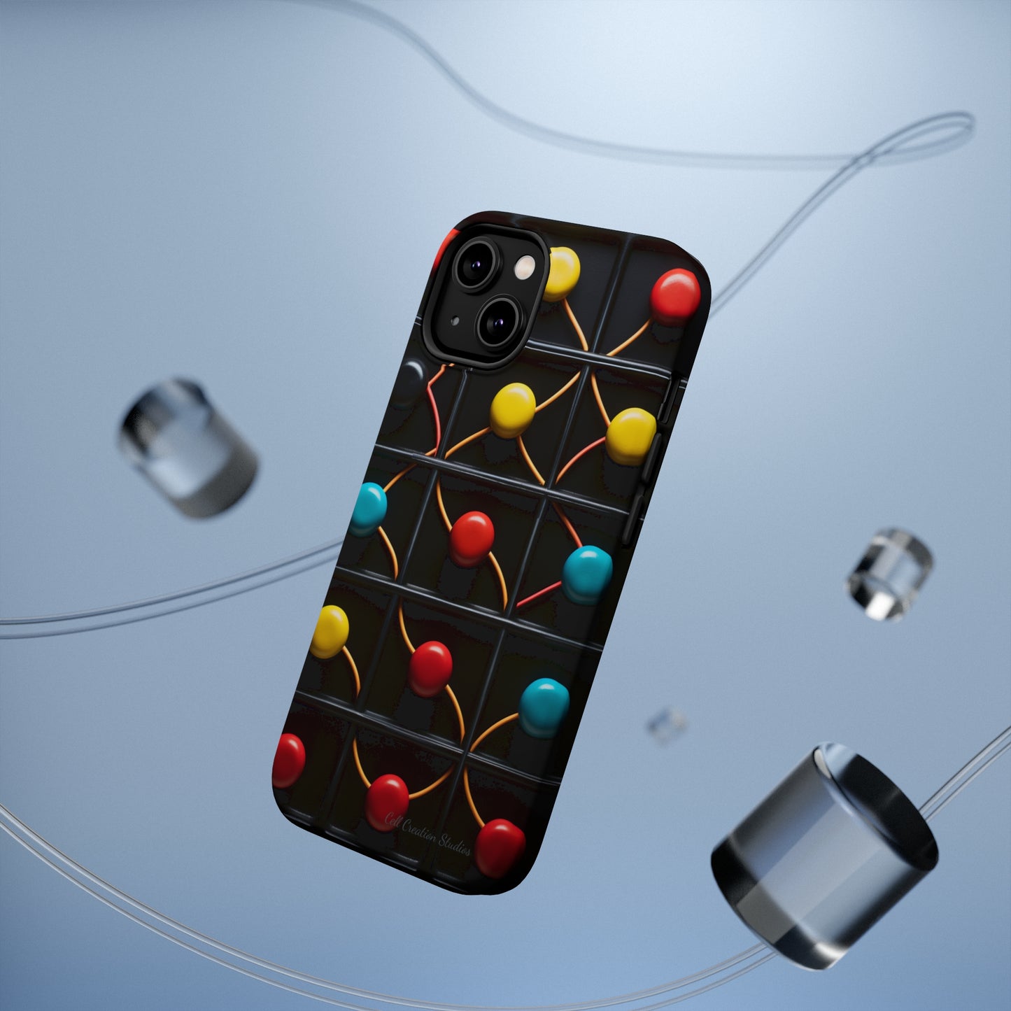 "Vibrant Spheres Fusion" -MagSafe Tough Phone Cases