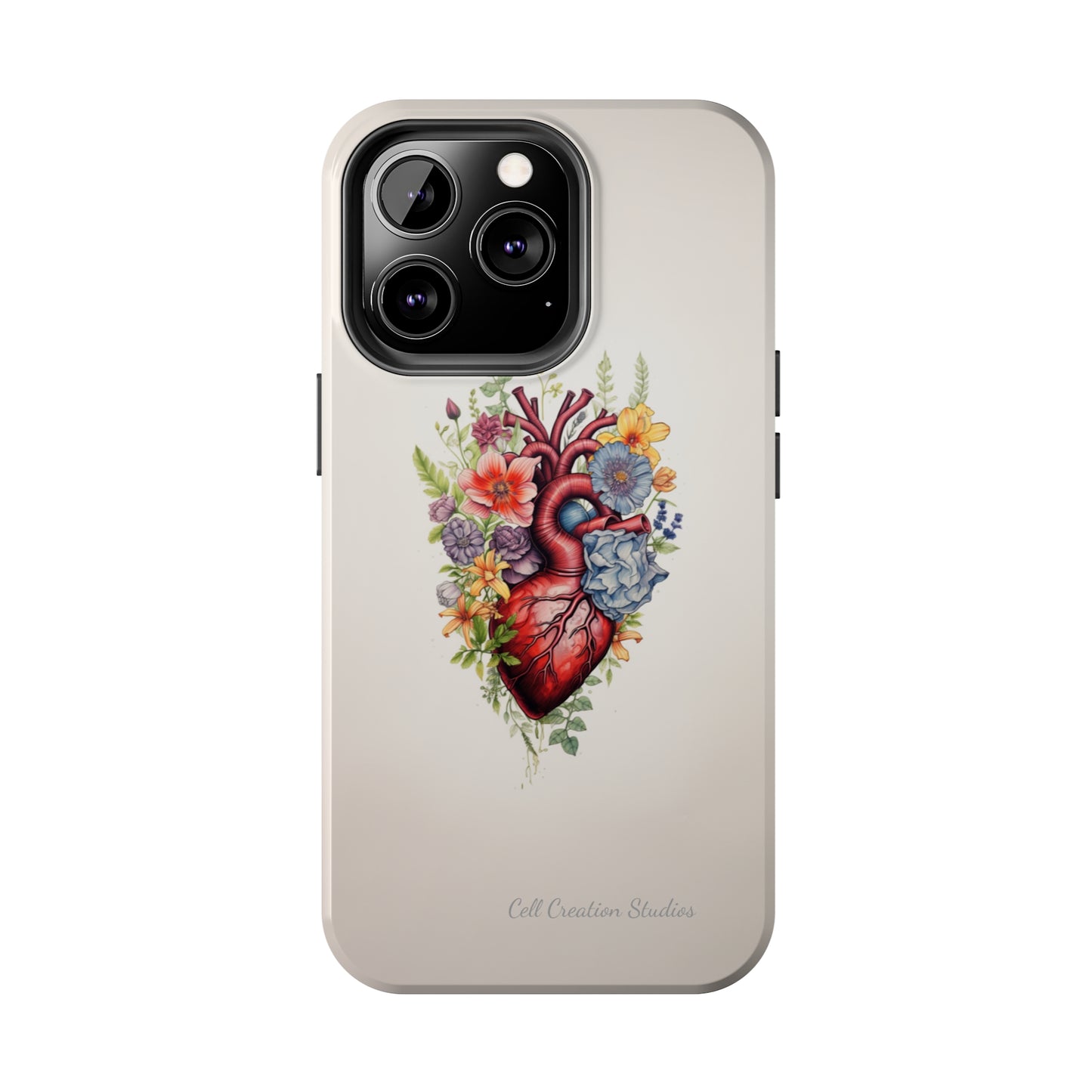 "Blooming Hearts" -Tough iPhone Cases