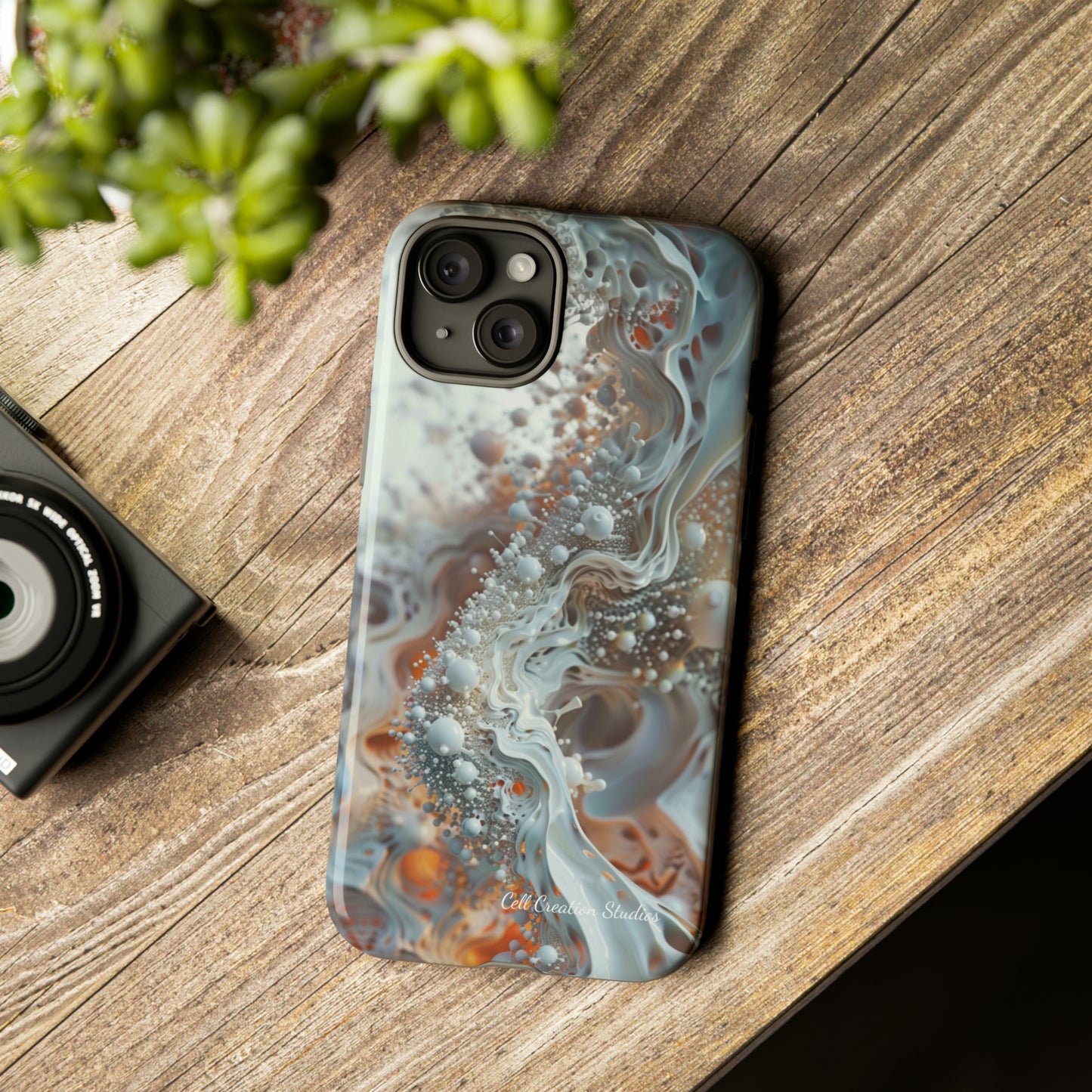 "3D Liquid Splash" -Tough iPhone Cases