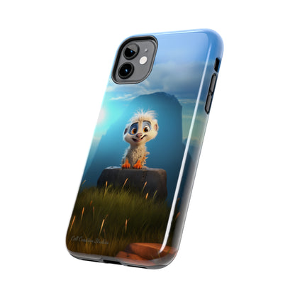 Introducing the "Mountain Explorer Buddy" Cell Phone Case – Embark on Adventures with an Animated Cute Animal -Tough Phone Cases