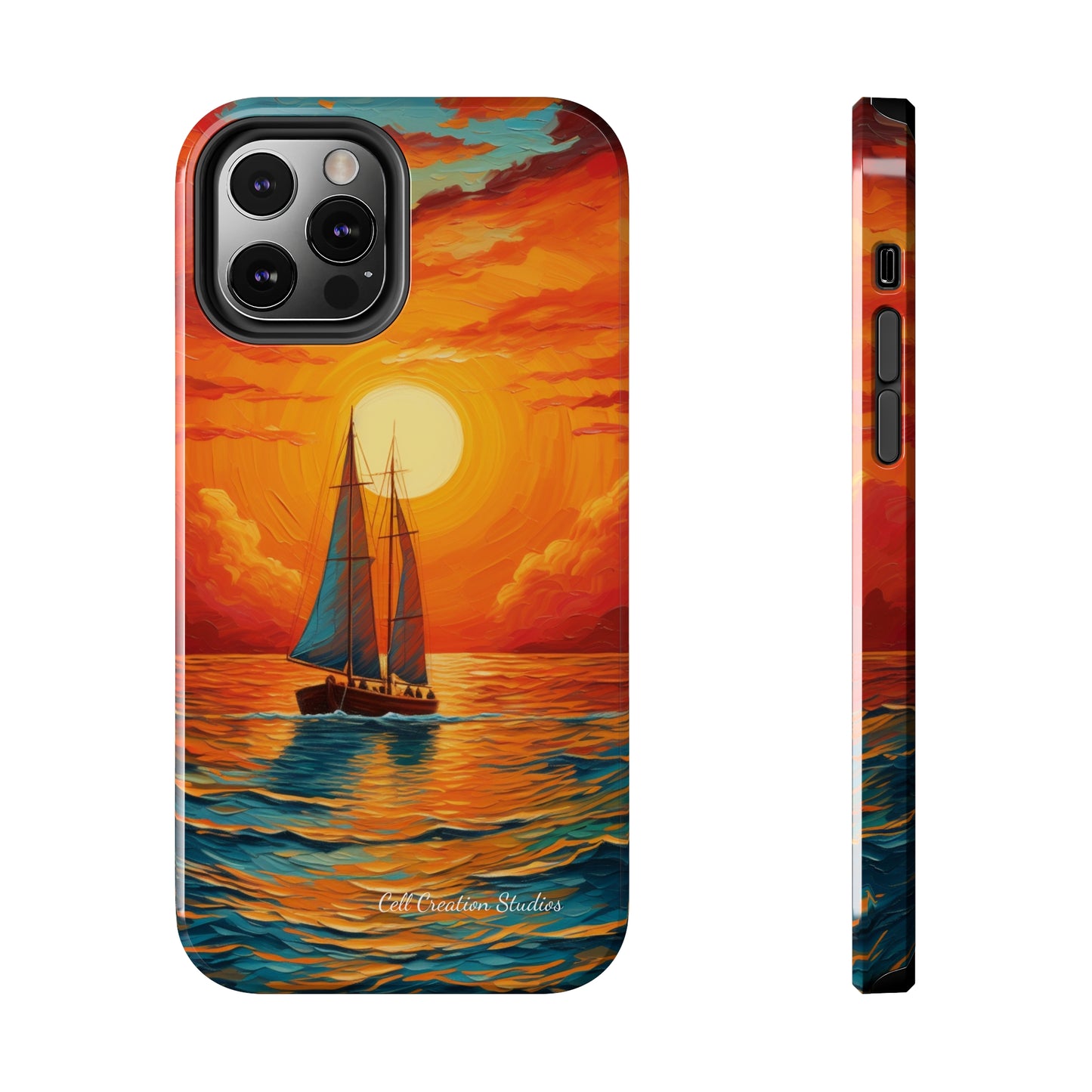 "Sailboat Sunset" -Tough iPhone Cases