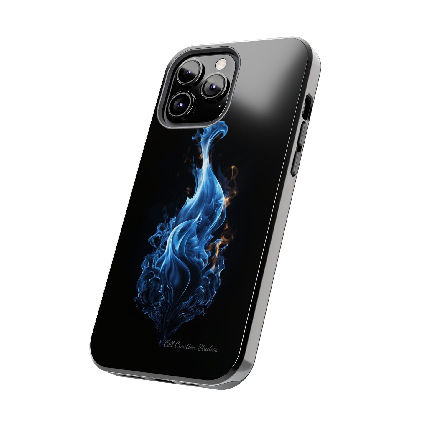 "Blue Flame" Phone Case: Ignite Your Style with Fiery Elegance -Tough Phone Cases