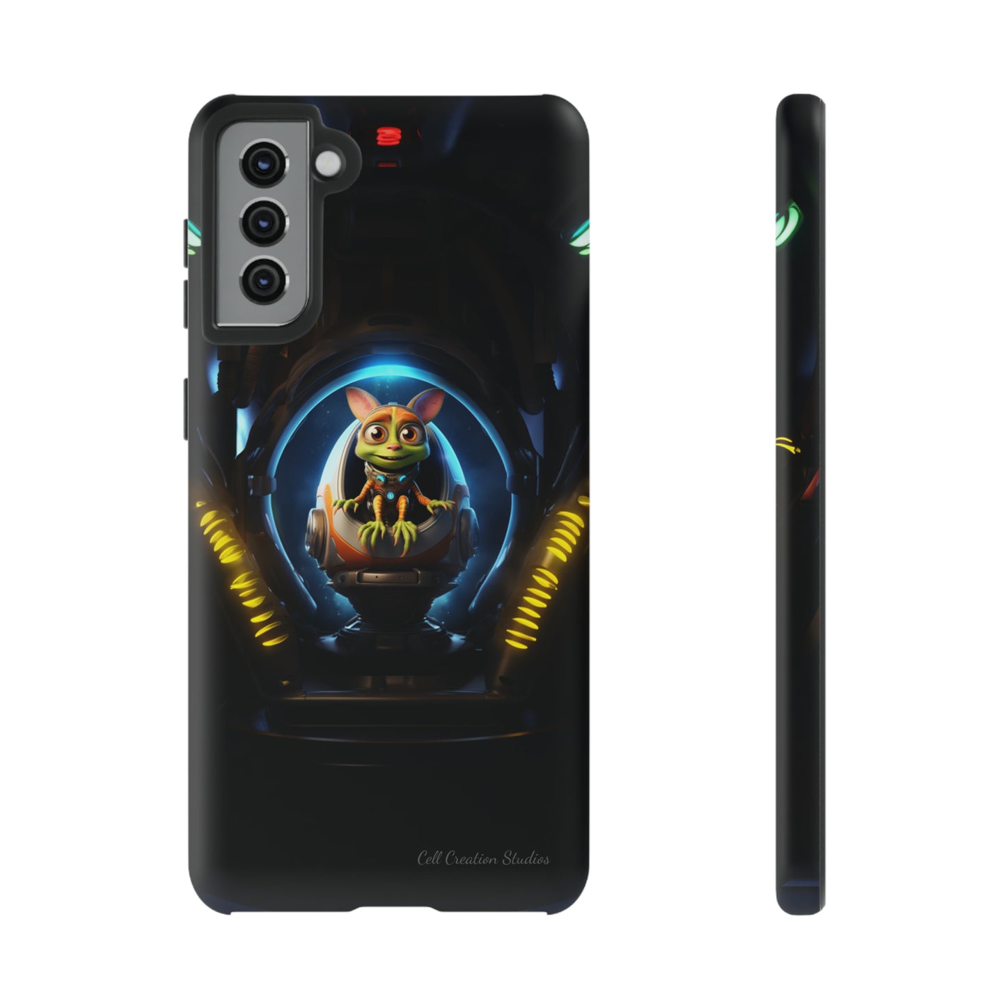 The "Galactic Explorer Alien Spaceship" Phone Case -Tough Cases