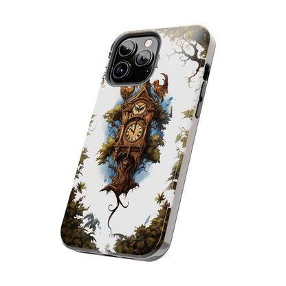 Introducing the "Timeless Charm Cuckoo Clock" Cell Phone Case – Embrace Vintage Elegance -Tough Phone Cases