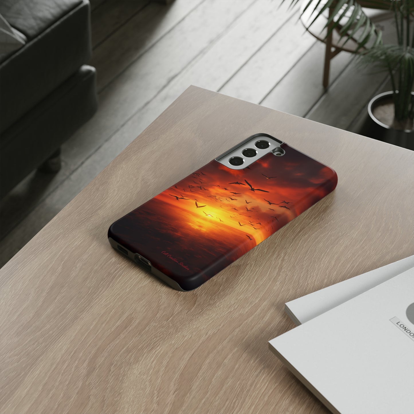 Introducing the "Sunset Soar" Cell Phone Case – Embrace Freedom and Beauty -Tough Cases