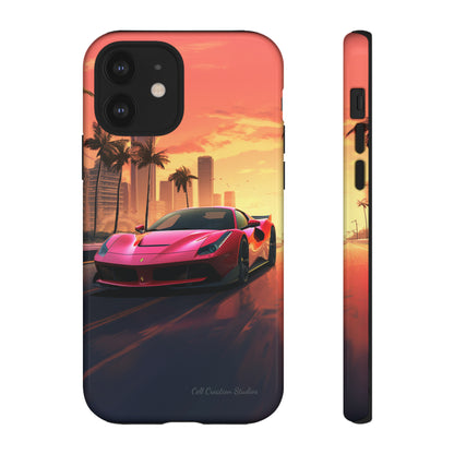 "Sunset Boulevard Ferrari Edition" -Tough iPhone Cases