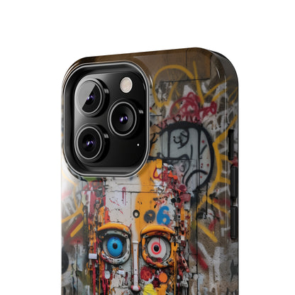 "Urban Graffiti Face" -Tough Phone Cases