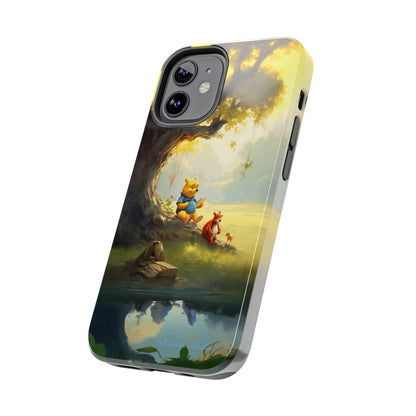 Introducing the "Winnie-The-Pooh Storytime" Cell Phone Case – A Nostalgic Journey with Friends -Tough Phone Cases