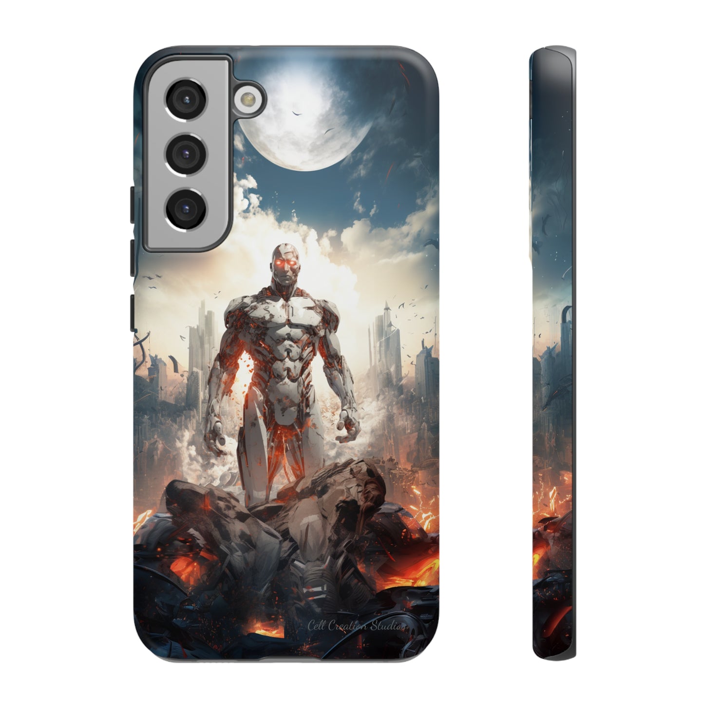 Introducing the "Cyber Guardian" Cell Phone Case – Embrace Futuristic Heroism -Tough Cases