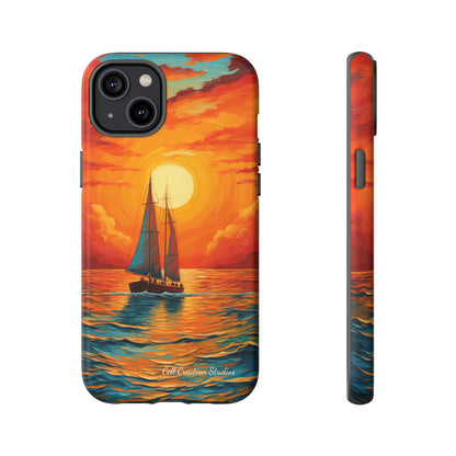 "Sailboat Sunset" - Tough iPhone Cases