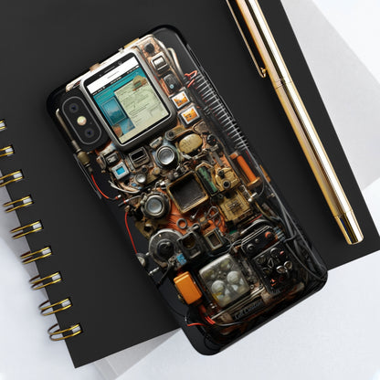 Introducing the "Tech Insight" Cell Phone Case – Explore Inner Workings with Transparent Design -Tough Phone Cases