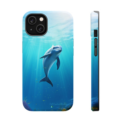 The "Dolphin Serenity" -MagSafe Tough iPhone Cases