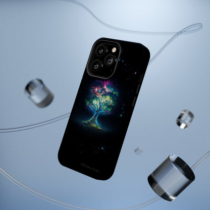 Introducing the "Holographic Tree of Life" Cell Phone Case – A Visionary Blend of Art and Technology -MagSafe Tough Cases