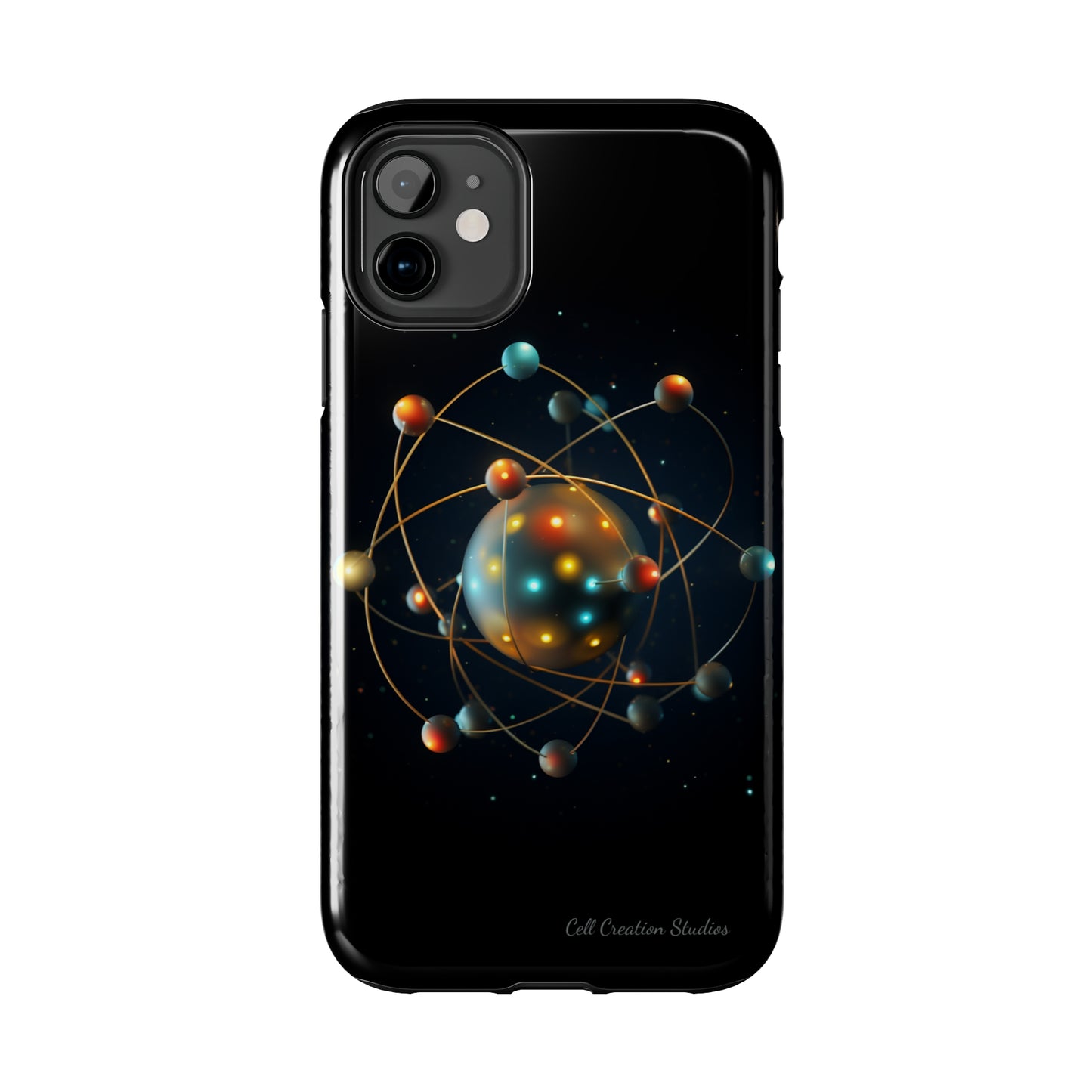 The "Atomic Elegance" Phone Case -Tough Phone Cases