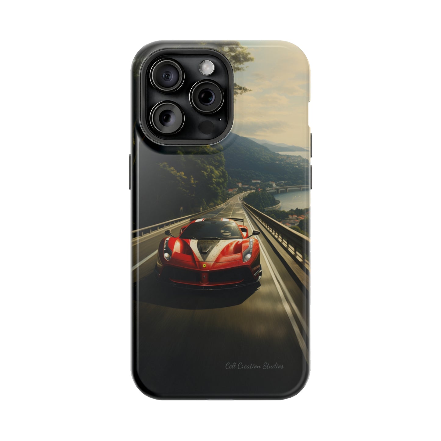 "Tropical Thrill Ferrari Edition" -MagSafe Tough iPhone Cases