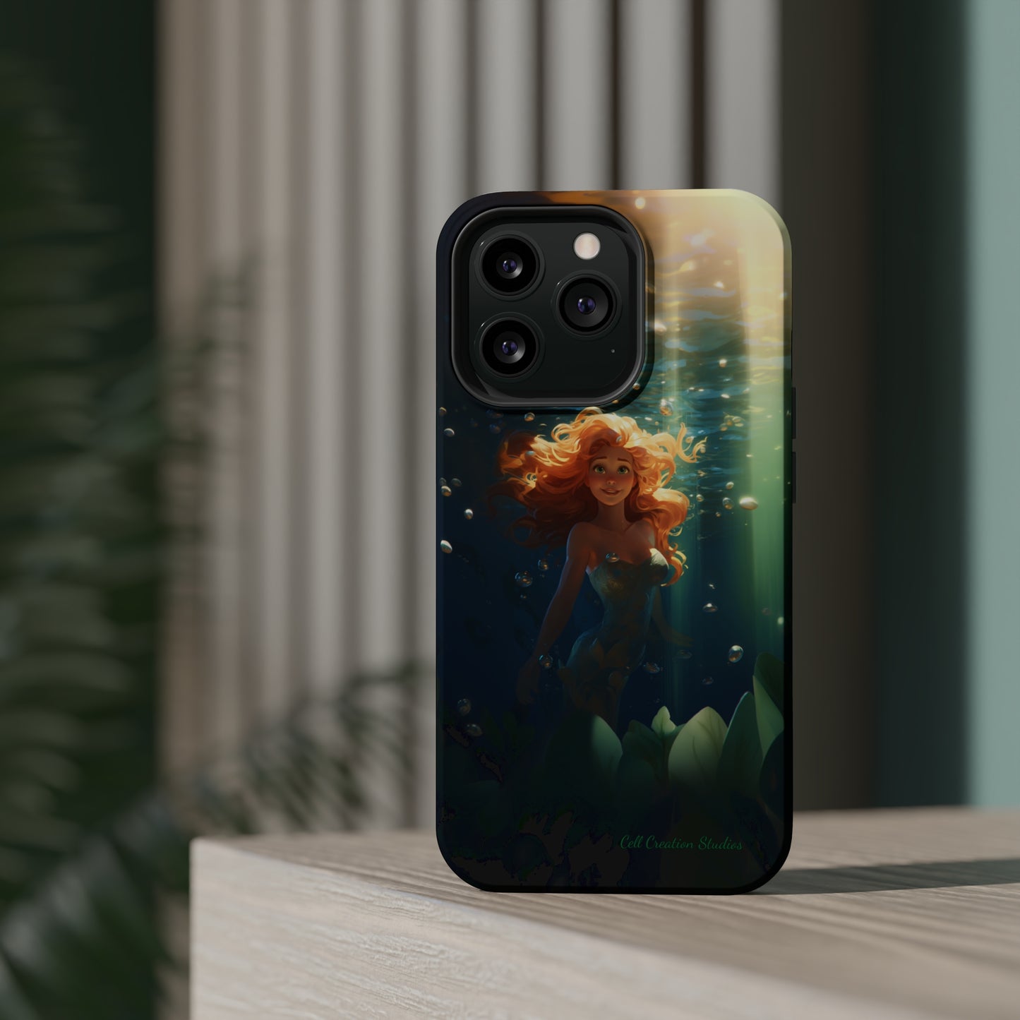 Dive into Enchantment with Our "Ariel Little Mermaid" Phone Case -MagSafe Tough Cases