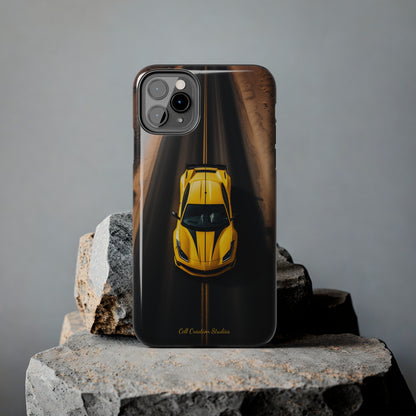 Introducing the "Desert Speedster" Cell Phone Case – Feel the Thrill of a Ferrari Racing through the Desert! -Tough Phone Cases