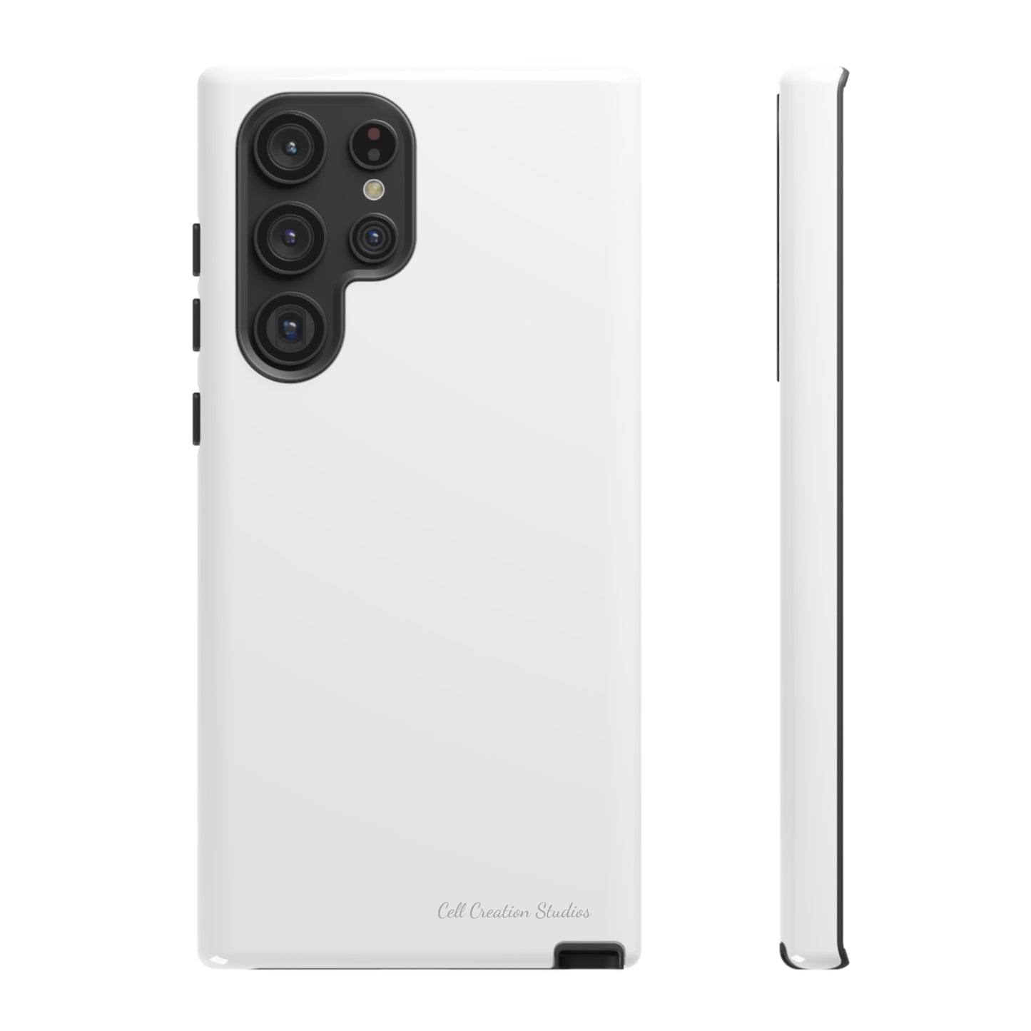 "Pure Elegance White" -Tough Samsung Phone Cases