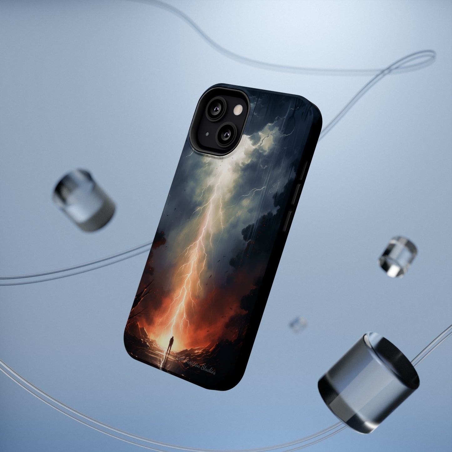 Introducing the "Thunderstrike" Cell Phone Case – Feel the Pulse of the Storm -MagSafe Tough Cases