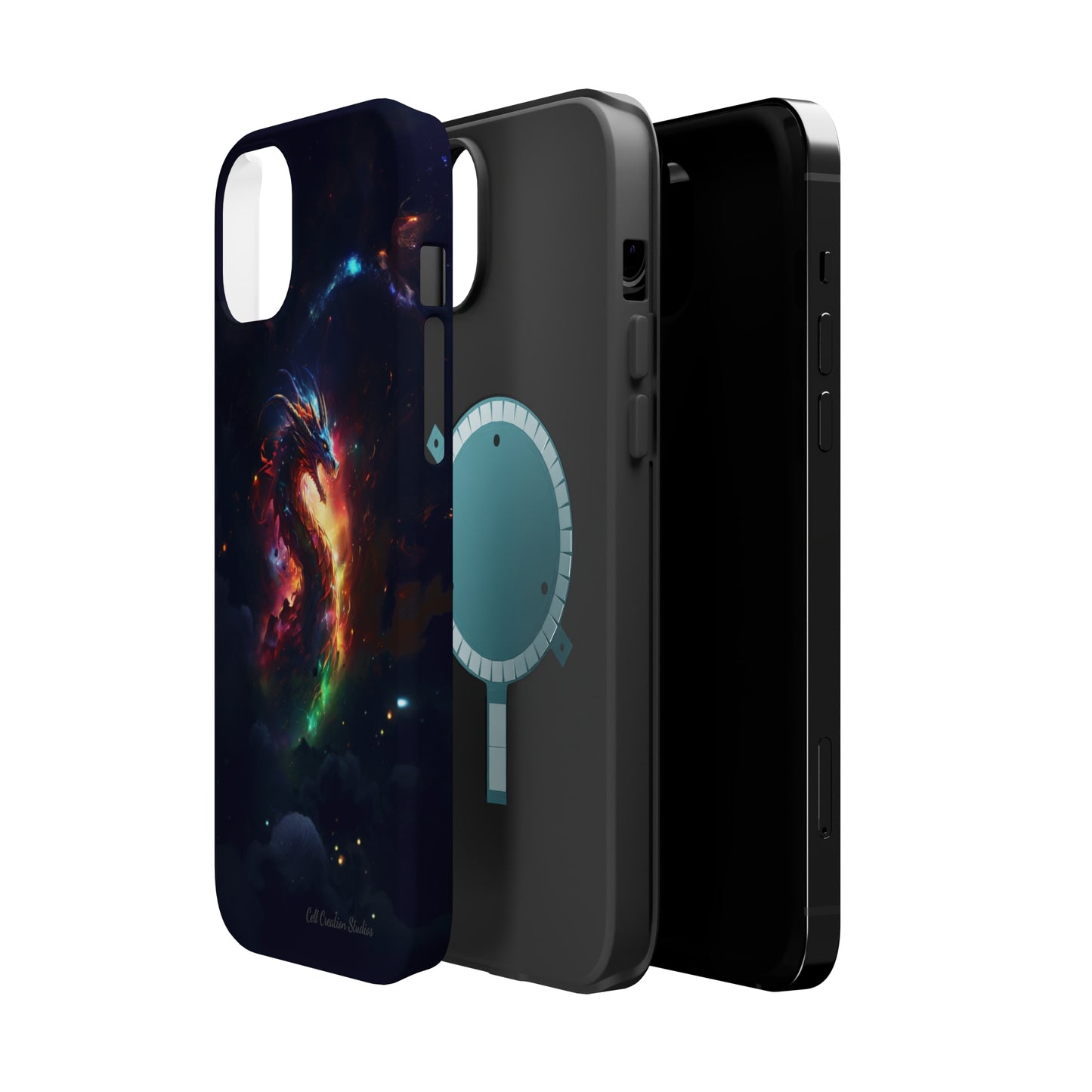 "Cosmic Dragon Unleashed" -MagSafe Tough iPhone Cases