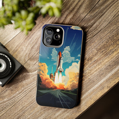 Introducing the "NASA Space Shuttle Launch" Cell Phone Case – Elevate Your Style to New Heights -Tough Phone Cases