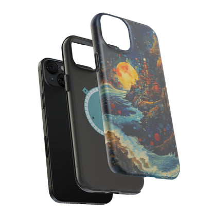 "Moonlit Coastal Vista" -MagSafe Tough iPhone Cases