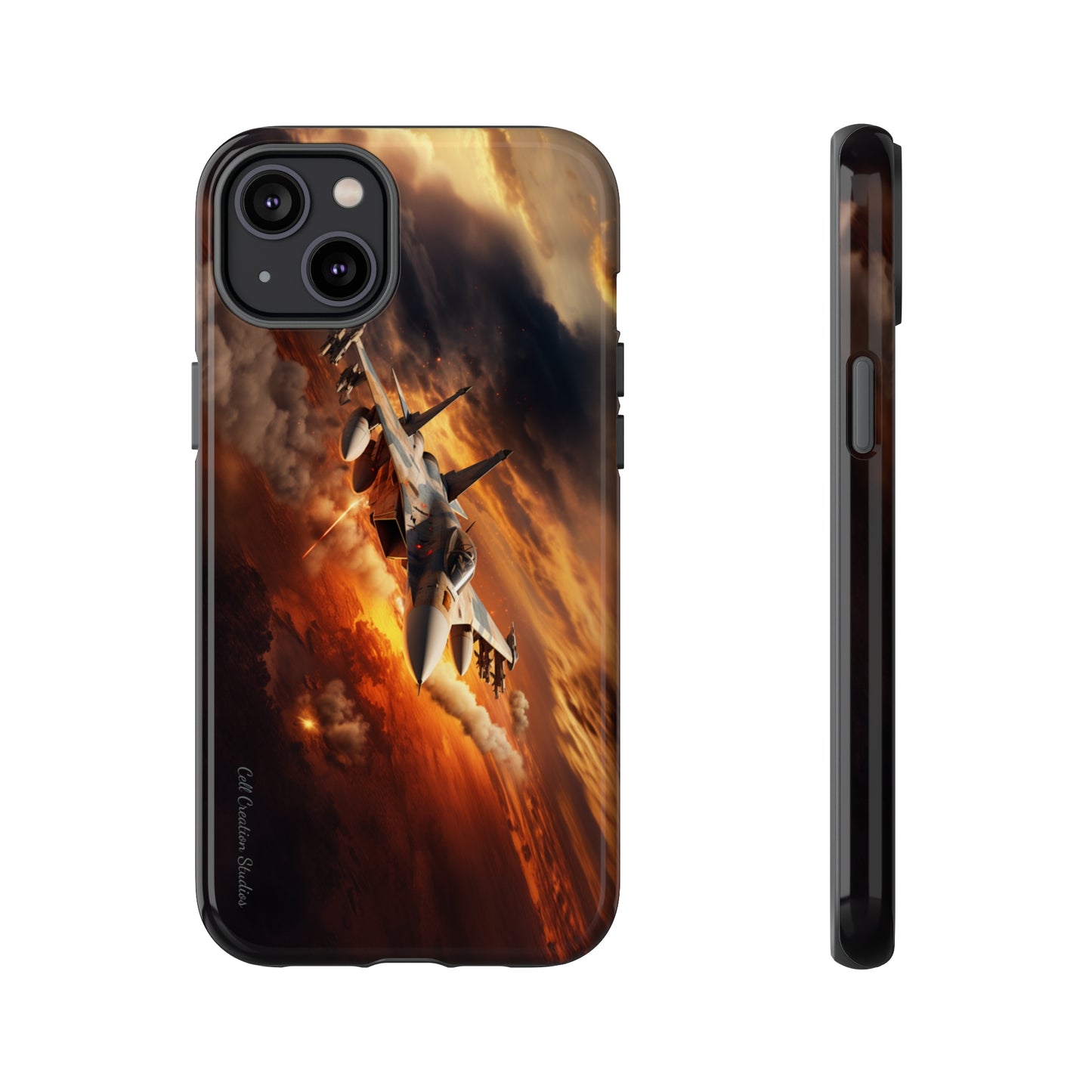 Introducing the "Sky Dominator" Fighter Jet Cell Phone Case – Unleash High-Flying Power! -Tough Cases