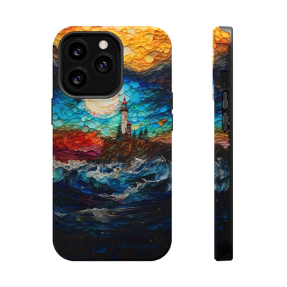 "Coastal Canvas Guardian" -MagSafe Tough iPhone Cases