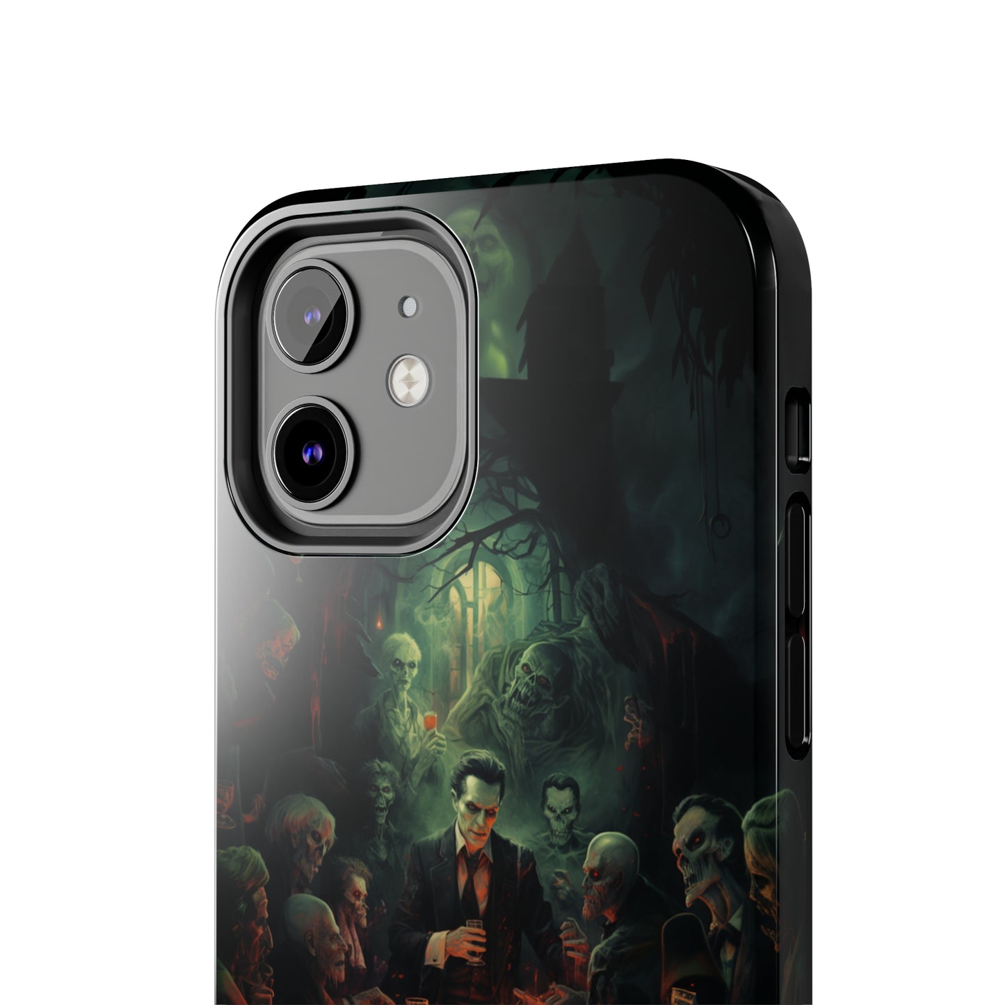 Introducing the "Ghoulish Gala" Cell Phone Case – Dracula's Halloween Soiree -Tough Phone Cases