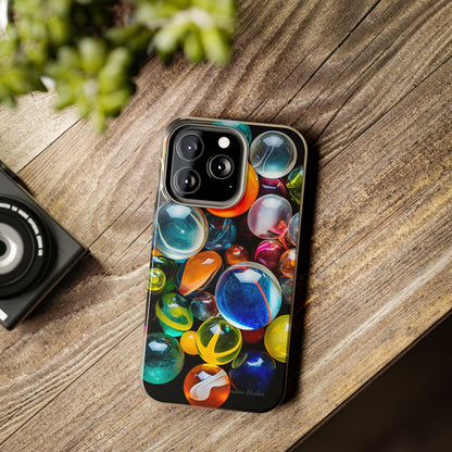 Introducing the "Vibrant Marbles Mosaic" Cell Phone Case – Carry a Kaleidoscope of Colors! -Tough Phone Cases