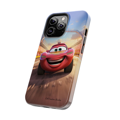 The "Smiling Red Racer" Phone Case -Tough Phone Cases