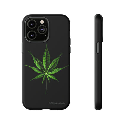 "Cannabis Chic" Marijuana Leaf Phone Case -Tough Cases